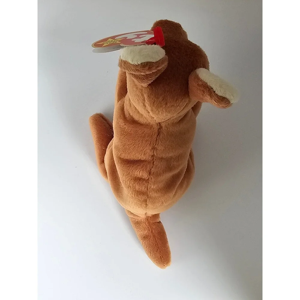 Ty Beanie Baby Pouch the Kangaroo 1996 Vintage Plush with Joey and Tags
